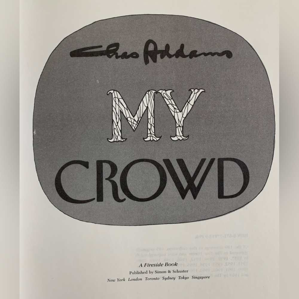VTG My Crowd By Charles Addams The Original Addams Family Picture Book - Picture 2 of 8